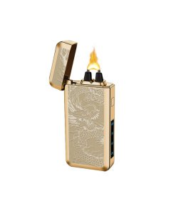 Rechargeable Dragon USB Lighter (Gold)