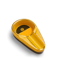 Single Classic Ceramic Ashtray (Yellow)