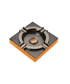 4 Sided Metal Cigar Tray (Yellow)