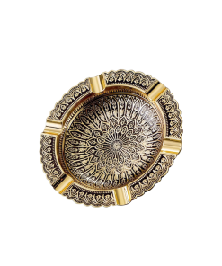 Metal Vintage Ashtray (Gold)