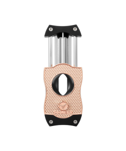 Diamond V-Cut Cigar Cutter (Rose/Black)