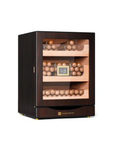 Cigar Humidor Cabinet (150 Cigars Red Brown)