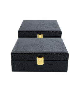 Elegant Box Cigar Humidor (2 Piece)